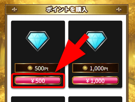 ポイント購入手順