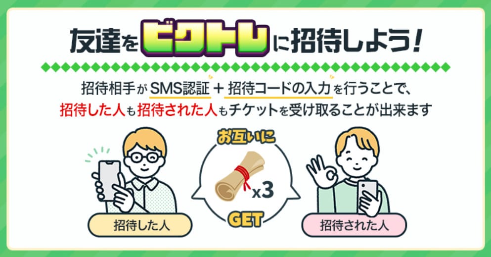 ビクトレの招待コード