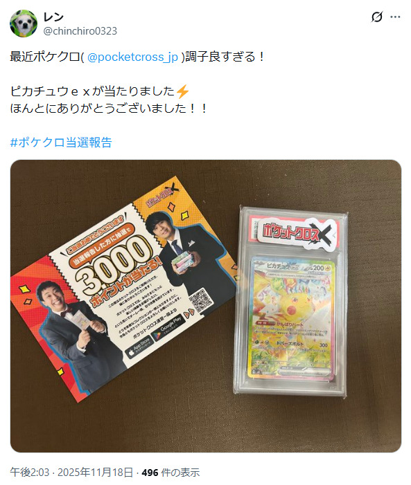 ポケットクロスの当たり報告